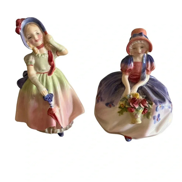 Vintage Monica Barbie Hand Painted Porcelain Dolls - Picture 1 of 3